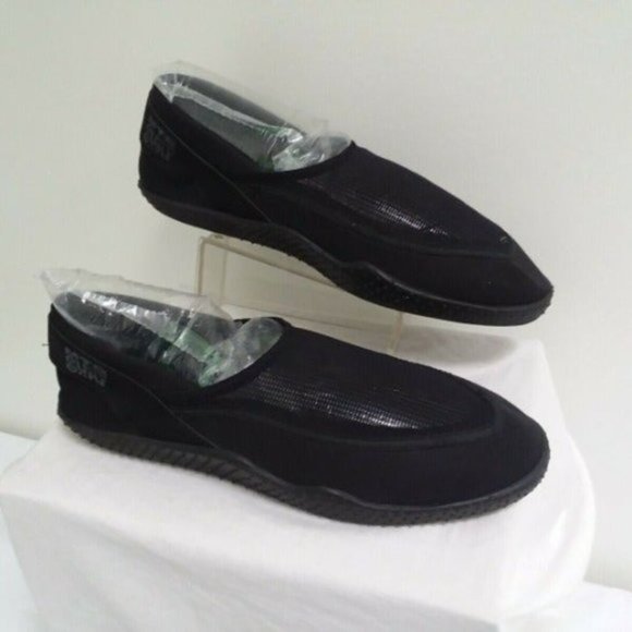 MENS  Beach Water Shoes Black Size 8 Agua Sandals Pool Swim Sports Cruise Lake - Picture 7 of 11